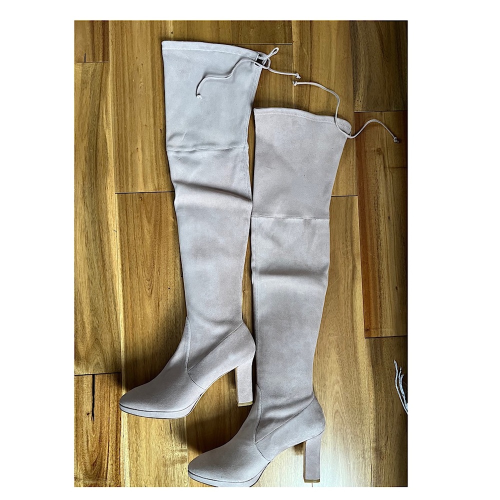 NWT Stuart Weitzman Ledyland Suede Over The Knee Boot Size 9